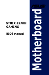 ASUS ROG STRIX Z270H GAMING STRIX Z270H GAMING BIOS Manual（English）